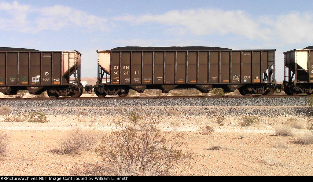 WB Unit Loaded Coal Frt at Erie NV W-Pshr -9